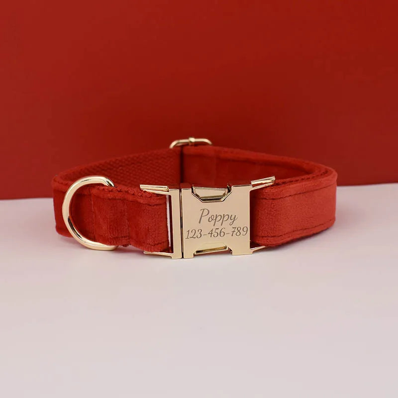 Luxury Personalized Dog Collar Harness Leash set custom,custom Logo detachable dog bow tie collar,dog collar leash diy