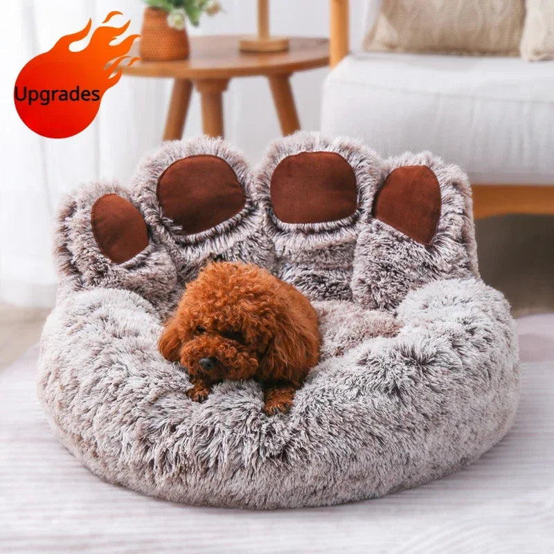 Large Kennel Washable Dog Bed Accessoried with Pet Mat Supplies.
