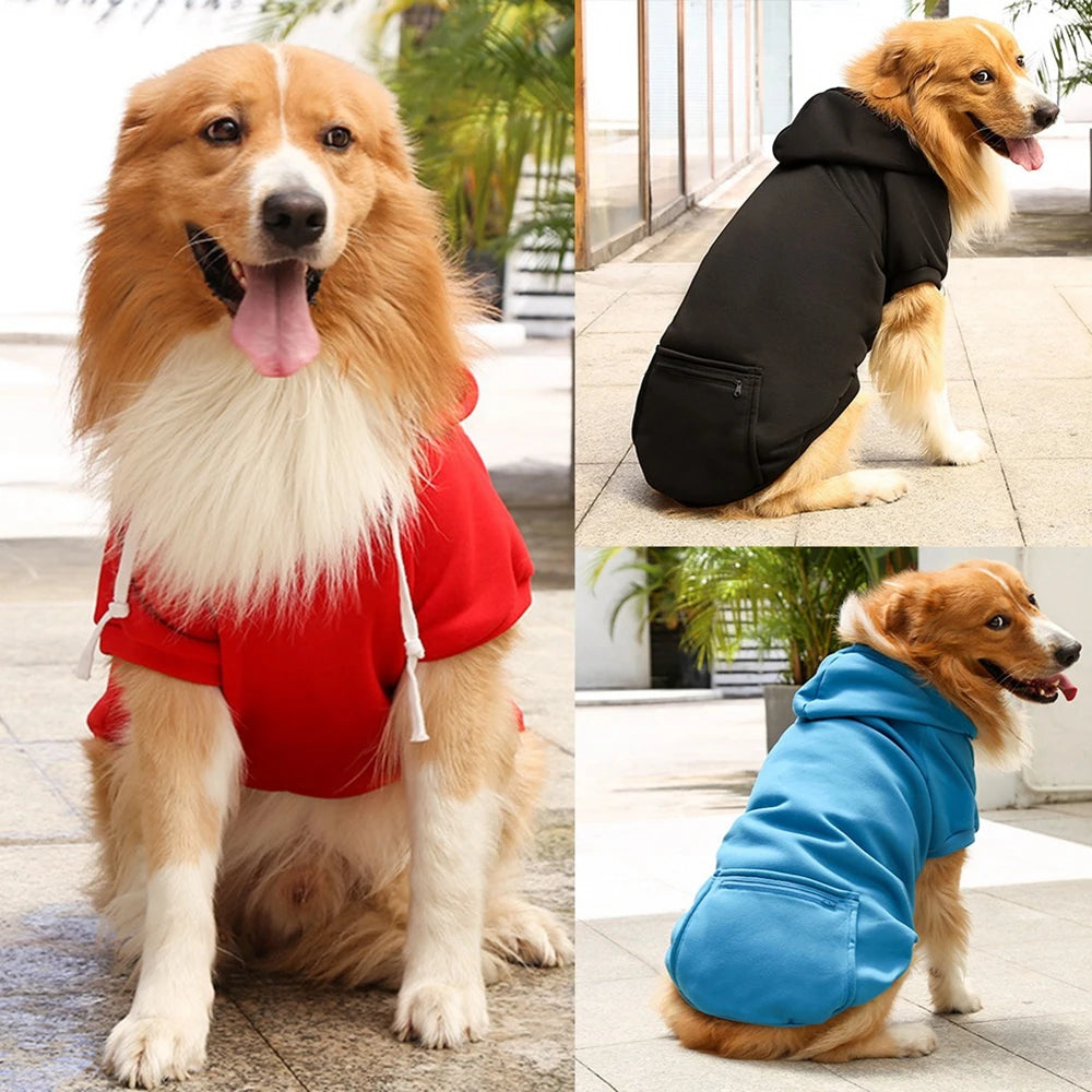 Dog Hoodies Fall Dog Puppy Sweatshirt Soft Warm Sweater Winter Hooded Clothes for Small Medium Large Dogs Cats