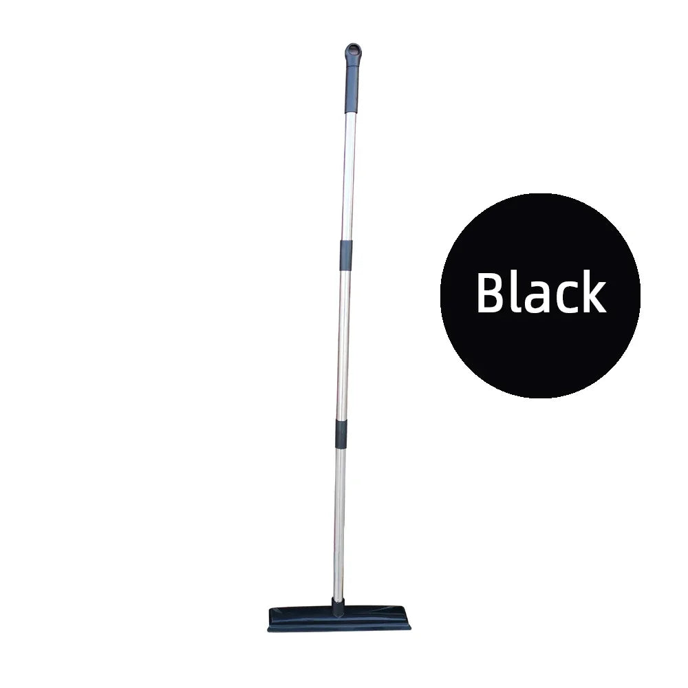 Pet Hair Removal Rubber Broom & Floor Brush with Built-in Squeegee - Ultimate Dog Hair Remover for Carpet, Hardwood, and Tile Floors