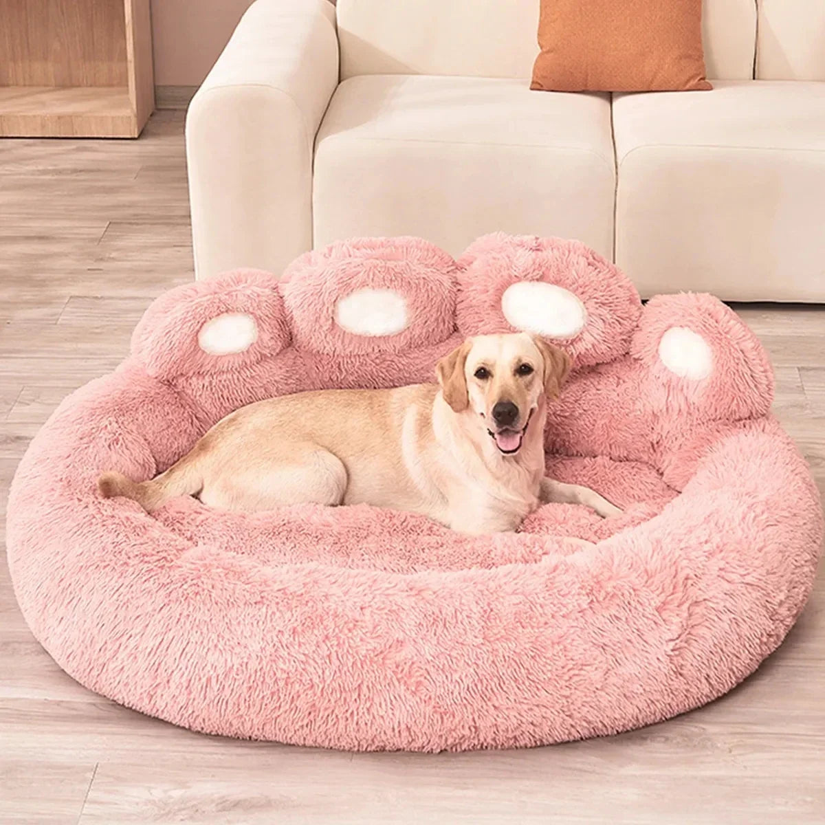 Large Kennel Washable Dog Bed Accessoried with Pet Mat Supplies.