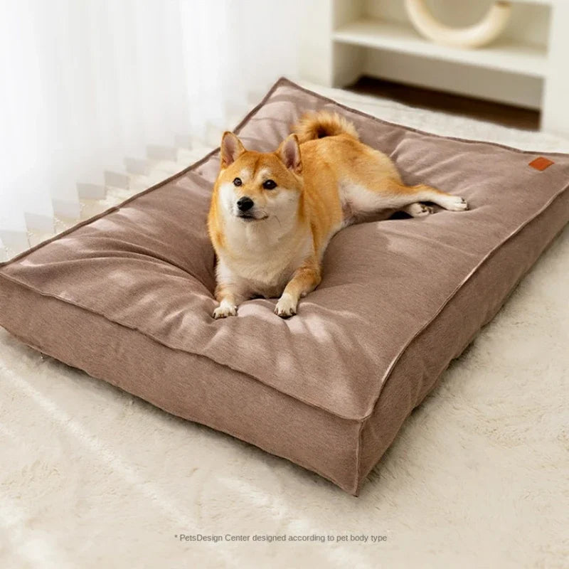 New Luxury Oversized Non-woven,Non-slip Winter Kennel Dog Bed Accessorised with Removable and Washable Pet Supplies.