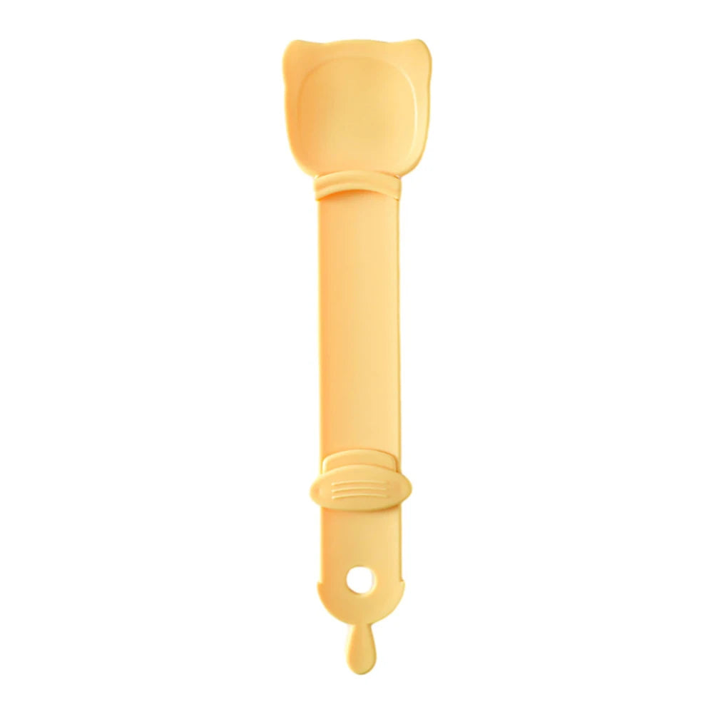 Cat Food Squeezing Feeding Spoon Pet Feeder Cat Strip Squeeze Spoon, Cat Snack Spoon for Lickable Wet Cat Pet Liquid
