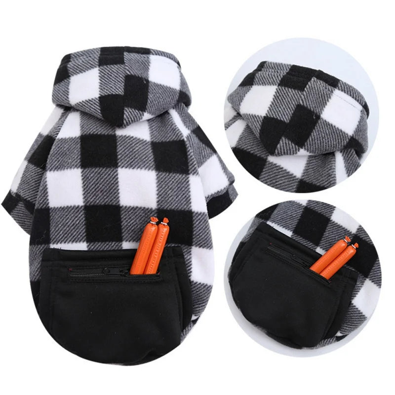 Dog Hoodies Fall Dog Puppy Sweatshirt Soft Warm Sweater Winter Hooded Clothes for Small Medium Large Dogs Cats