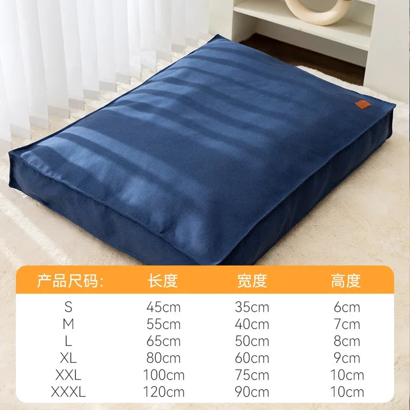 New Luxury Oversized Non-woven,Non-slip Winter Kennel Dog Bed Accessorised with Removable and Washable Pet Supplies.