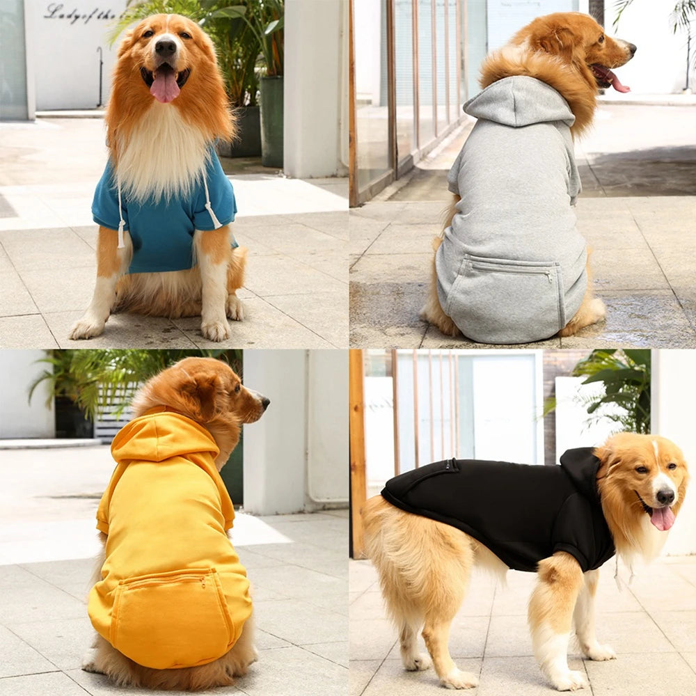 Dog Hoodies Fall Dog Puppy Sweatshirt Soft Warm Sweater Winter Hooded Clothes for Small Medium Large Dogs Cats