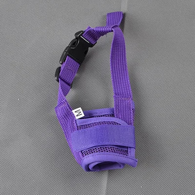 Adjustable Anti Barking Pet Dog Muzzle For Small Large Dogs Mask Muzzles Stop Biting Barking Nylon Straps Pet Dog Accessories