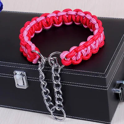 New High Quality Upgraded Color Collar Large Dog German Shepherd Walk The Dog P Chain Adjustable Pet For Medium and large Dogs