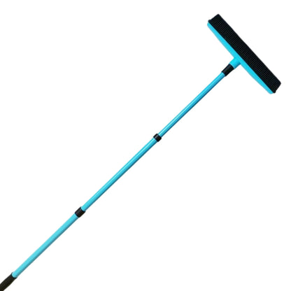 Long Handle Rubber Brooms 56-120cm Telescopic Pole Adjustables Household Cleaning Brush For Pet Hair Fur Remover Broom