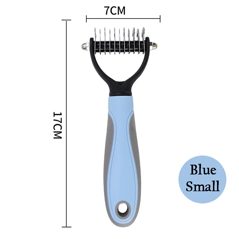 Professional Pet Deshedding Brush Dog Hair Remover Pet Fur Knot Cutter Puppy Cat Comb Brushes Dogs Grooming Shedding Supplies