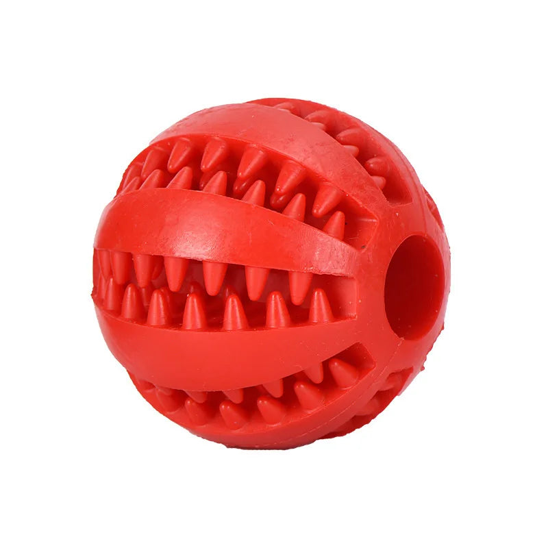 Dog Rubber Leakage Ball Dogs Molar and Teeth Cleaning Chew Balls Training Slow Pet Interactive Elasticity Ball for Pet Products