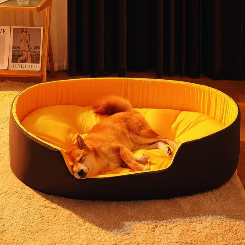 The Boujueebullys Four Seasons Universal Kennel Dog Sofa Bed Customisable with a Plushy Mat.