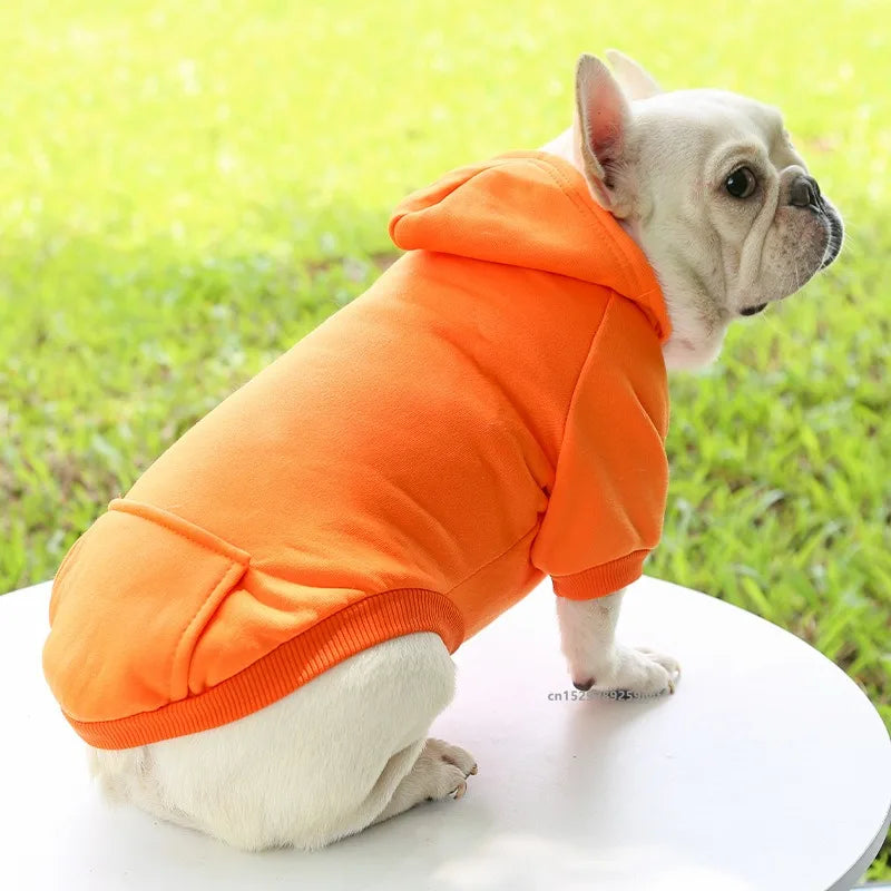 Dog Winter Hooded Sweatshirt for Small Medium Puppy Pet Coat Cat Jacket Clothes Chihuahuas French Bulldog Costumeme