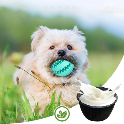 Dog Rubber Leakage Ball Dogs Molar and Teeth Cleaning Chew Balls Training Slow Pet Interactive Elasticity Ball for Pet Products