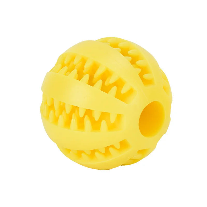 Dog Rubber Leakage Ball Dogs Molar and Teeth Cleaning Chew Balls Training Slow Pet Interactive Elasticity Ball for Pet Products