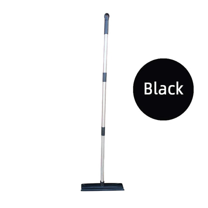 Pet Hair Removal Rubber Broom & Floor Brush with Built-in Squeegee - Ultimate Dog Hair Remover for Carpet, Hardwood, and Tile Floors