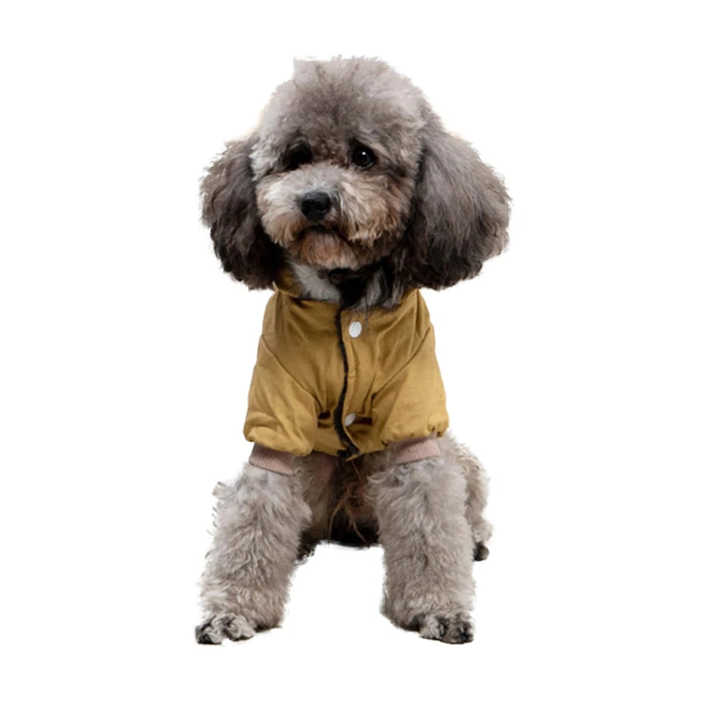 Dog Pet Winter Thickened Hiking Coat With Hooded Coat Soft And Comfortable Dog Coat Jacket Outdoor Sports Pet Clothing