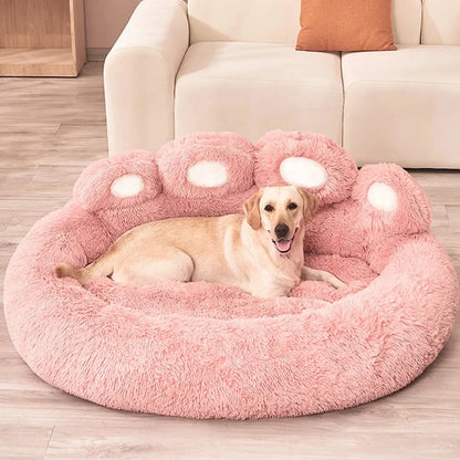 Large Kennel Washable Dog Bed Accessoried with Pet Mat Supplies.