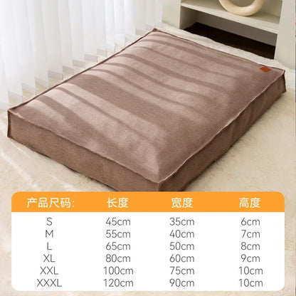 New Luxury Oversized Non-woven,Non-slip Winter Kennel Dog Bed Accessorised with Removable and Washable Pet Supplies.