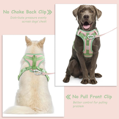 Splicing Colors For Medium Dog Harness no pull for large Small dogs Adjustable Chest Strap Dog Harness bundle Personalized