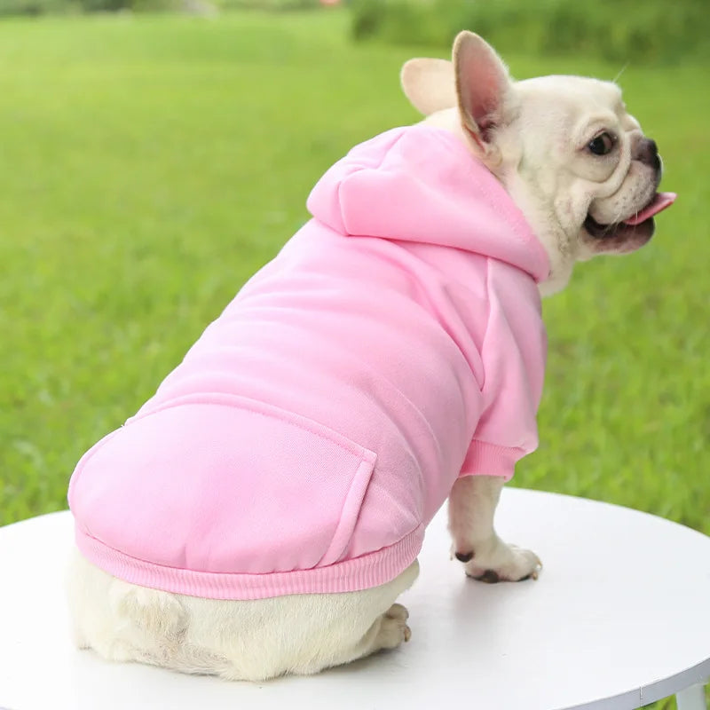 Dog Winter Hooded Sweatshirt for Small Medium Puppy Pet Coat Cat Jacket Clothes Chihuahuas French Bulldog Costumeme