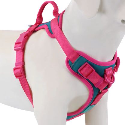 Splicing Colors For Medium Dog Harness no pull for large Small dogs Adjustable Chest Strap Dog Harness bundle Personalized