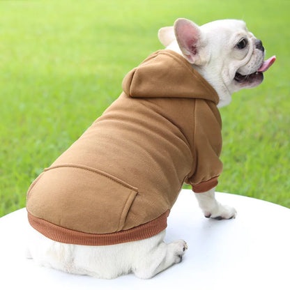 Dog Winter Hooded Sweatshirt for Small Medium Puppy Pet Coat Cat Jacket Clothes Chihuahuas French Bulldog Costumeme