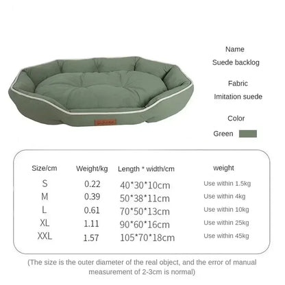 Large Dog Kennel Pet bed, Personalised washable dog bed accessories supplied with extra plush mat & underpad bedding.
