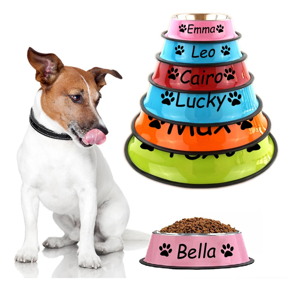 Personalised Dog Bowl – Custom Name Bowl for Your Pup