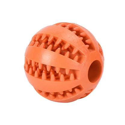 Dog Rubber Leakage Ball Dogs Molar and Teeth Cleaning Chew Balls Training Slow Pet Interactive Elasticity Ball for Pet Products