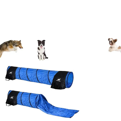 2024 Dog Agility Training Equipment Cloth Dog Canine Fitness Obstacle Course With Dog Agility Tunnel For Backyard