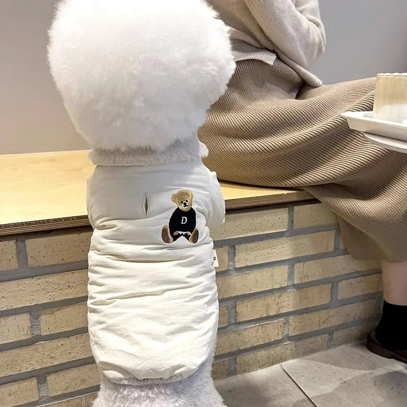 Waterproof Dog Jacket Pet Clothes Dog Coat Puppy Warm Overalls Chihuahua French Bulldog Costume High Collar Sweatshirt Winter