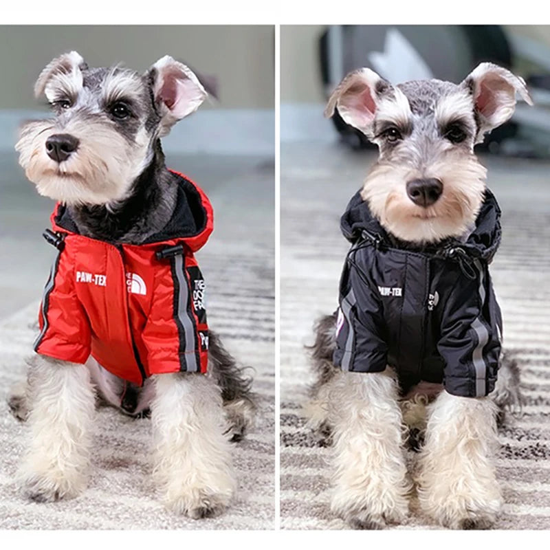 Pet Dog Waterproof Coat The Dog Face Pet Clothes Outdoor Jacket Dog Raincoat Reflective Clothes for Small Medium Large Dogs