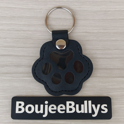 🐾 Kawaii Paw-Shaped Memorial Pet Hair Storage Keychain