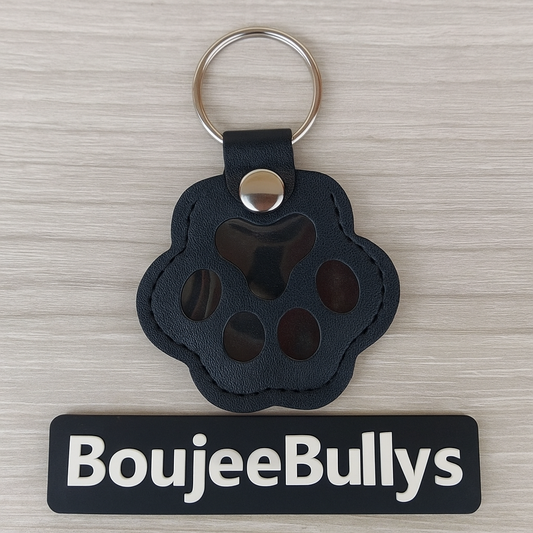 🐾 Kawaii Paw-Shaped Memorial Pet Hair Storage Keychain